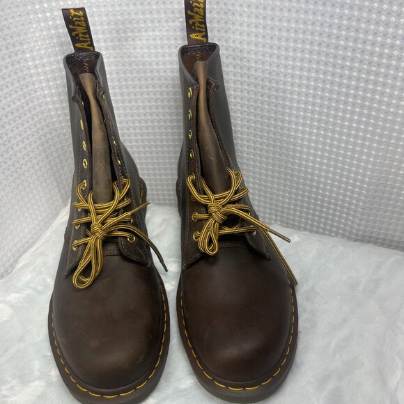 ****NEW, NEVER WORN** Dr. Martens 1460 8-eye boots Aztec Crazy Horse, size 12 - Picture 4 of 11